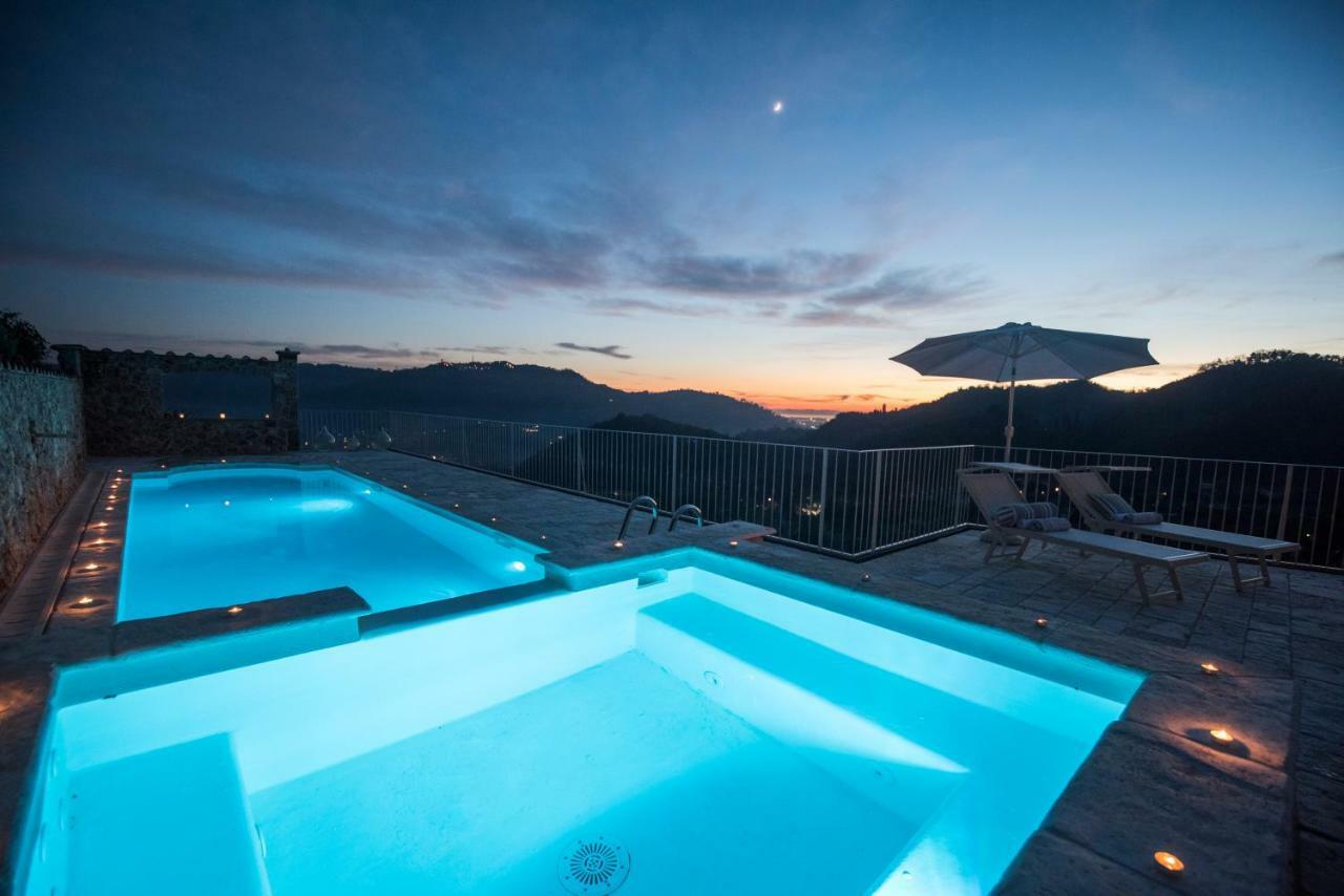 Charming Farmhouse In The Hills, Private Pool, Sea View, Dream Panorama Camaiore Exterior foto