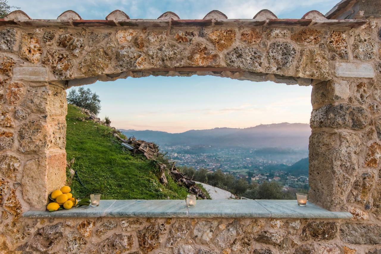 Charming Farmhouse In The Hills, Private Pool, Sea View, Dream Panorama Camaiore Exterior foto